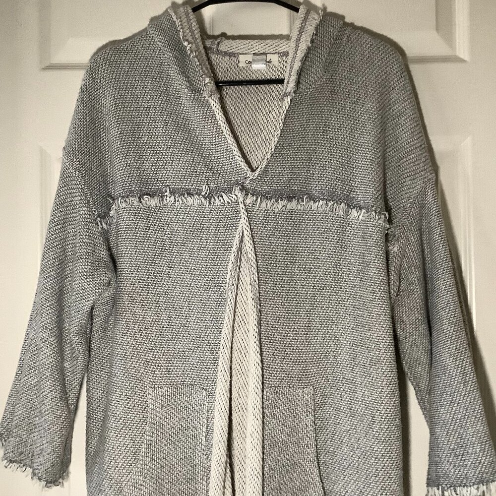Cousin Earl Women Fringe  Hooded Sweater/Cardigan